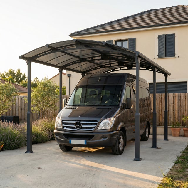 Carport Camping-Car Alpine 5,07 x 3,52 m Gris Canopia