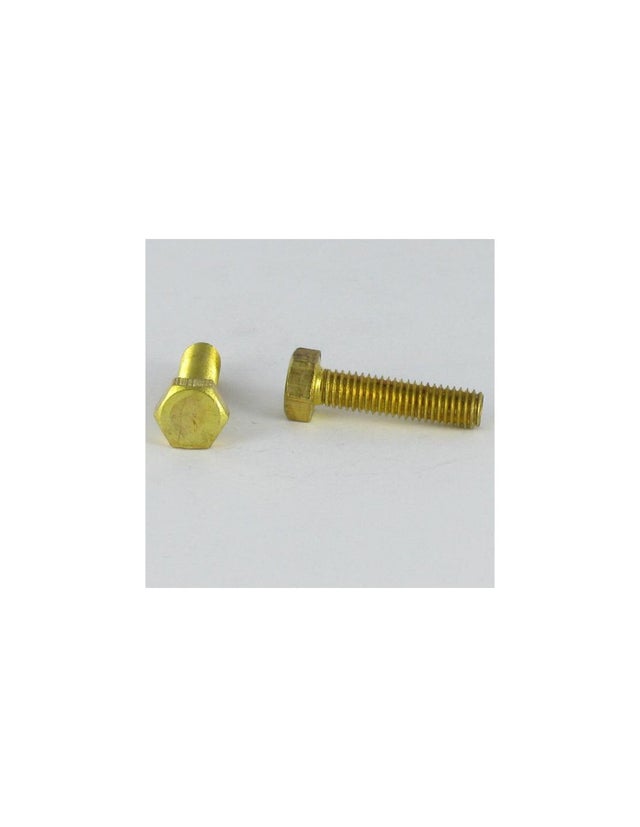 20 Pièces Tête Plate Cuivre Plat Ronde Rivets Bouton Vis Laiton Écrous