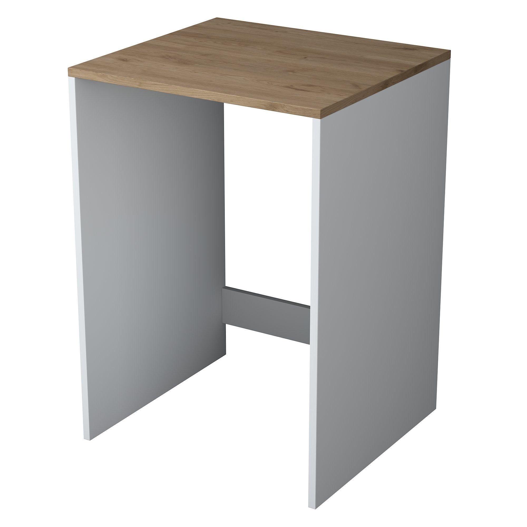 Mueble de lavadora KD103-2341 blanco nogal Krosi Decor - 5