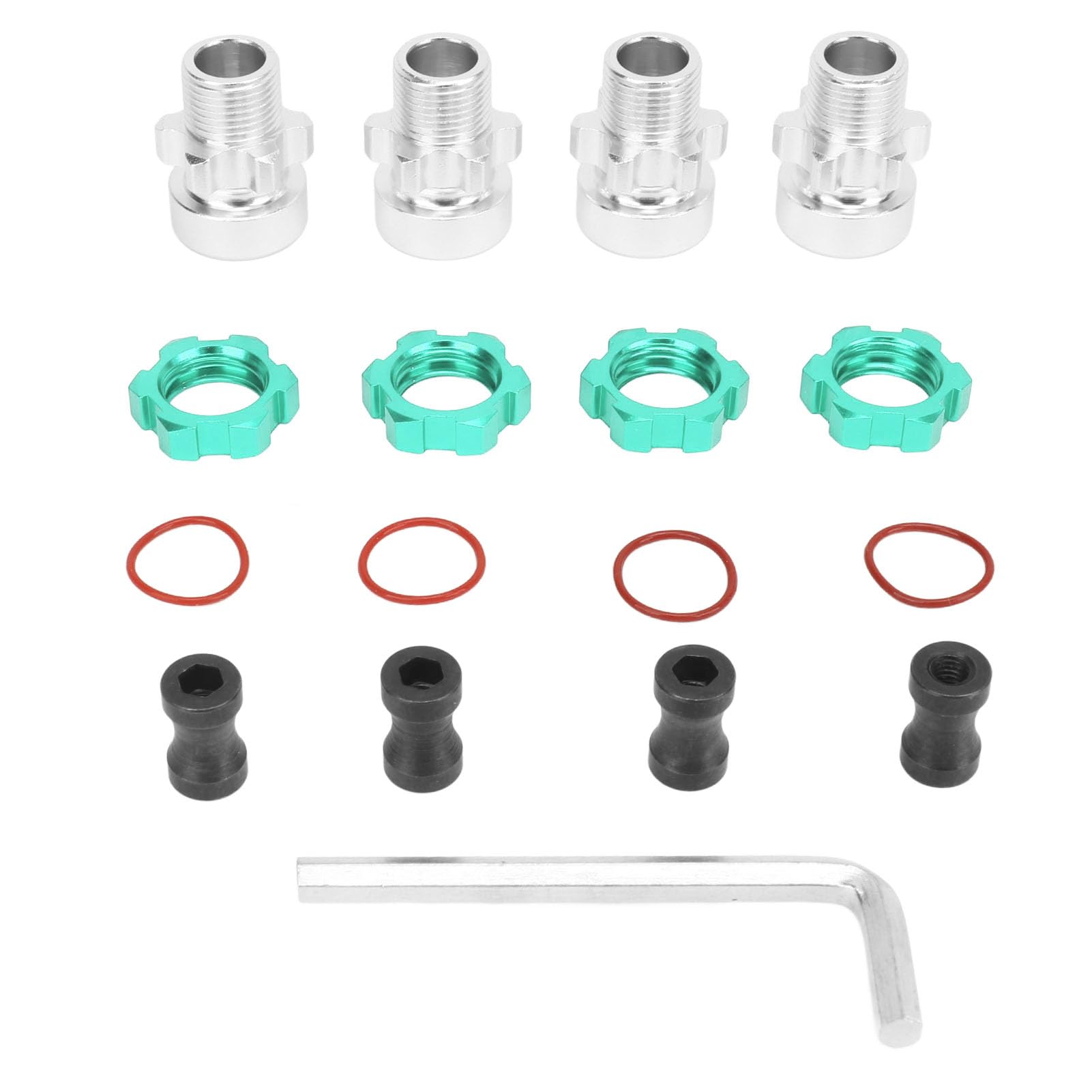 Adaptateur Hexagonal RC 12mm-25mm - Extension Moyeu Métal Pour Axial SCX10 RC4WD D90 1/10