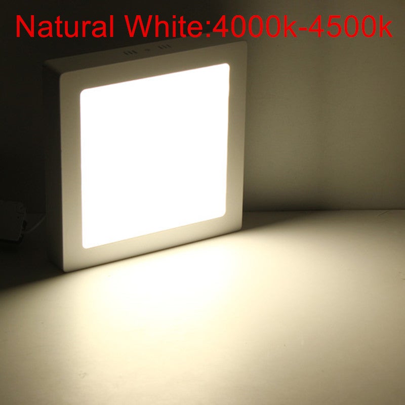 Plafoniera led quadrata da superficie 18W 225x225mm Bianco Neutro 4000K - Digilamp - 4