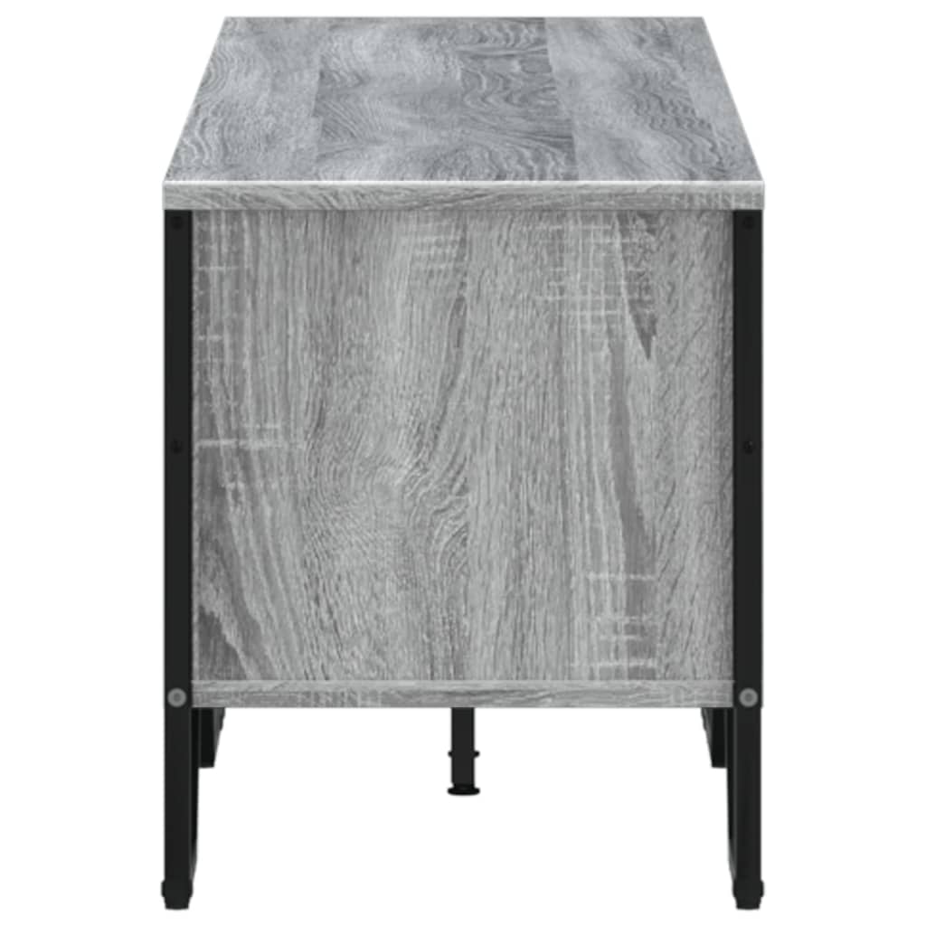 Meuble TV sonoma gris 180x34x41 cm bois d'ingénierie - 5