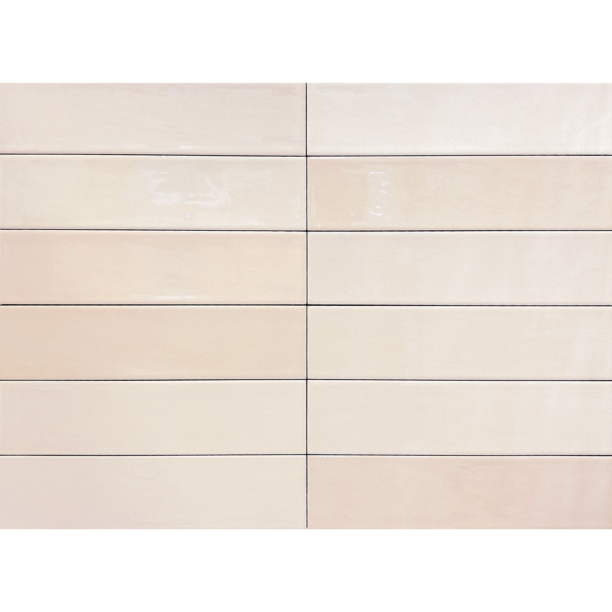 Piastrella da revestimento interno ed esterno. Porcelanatto Premium Zellige Ivory 7x28cm - 2