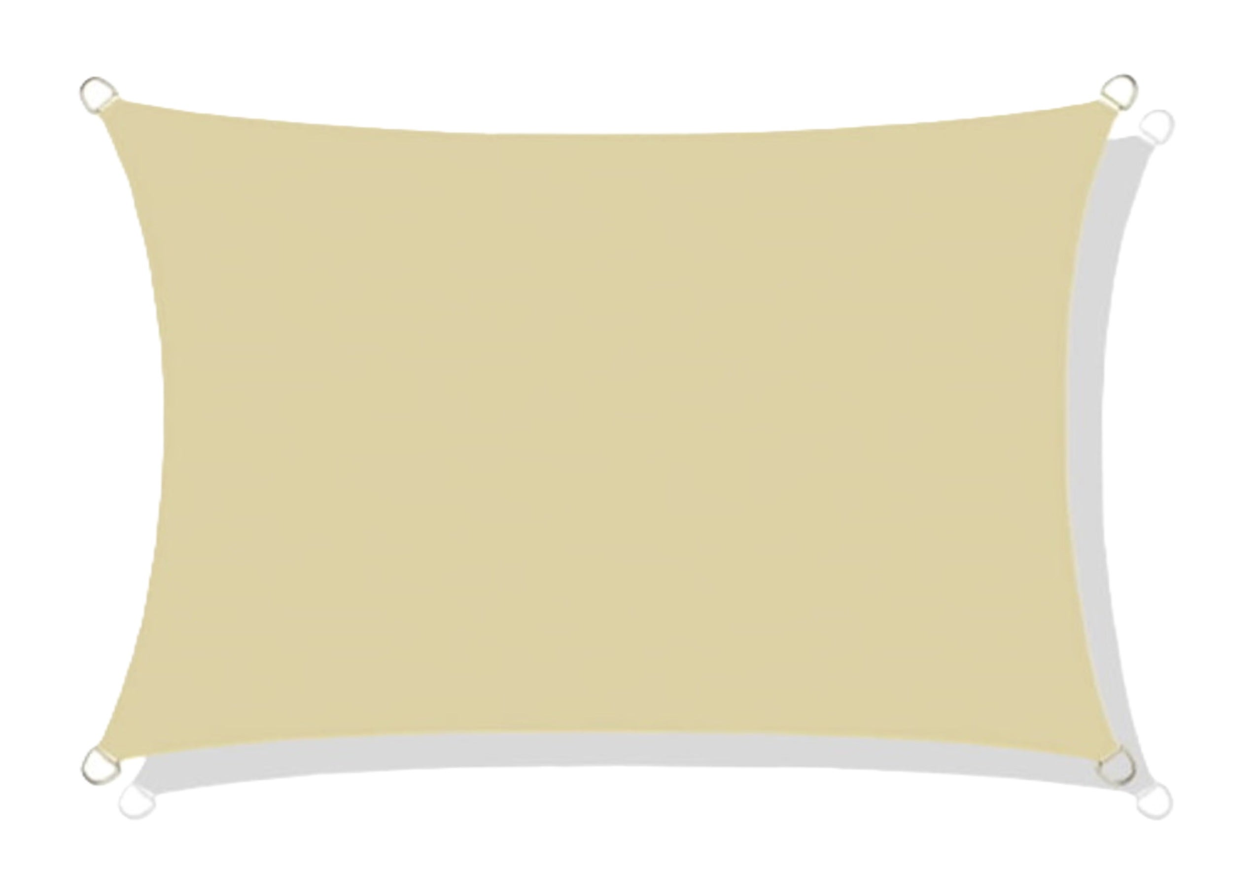 Żagiel przeciwsłoneczny Aio Factory wodoodporny codura beżowy 3x2 m 1szt