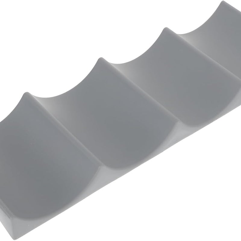 szt. plastikowy stojak na butelki do lodówki, mata do przechowywania butelek, uchwyt na butelki do lodówki kuchennej, szary