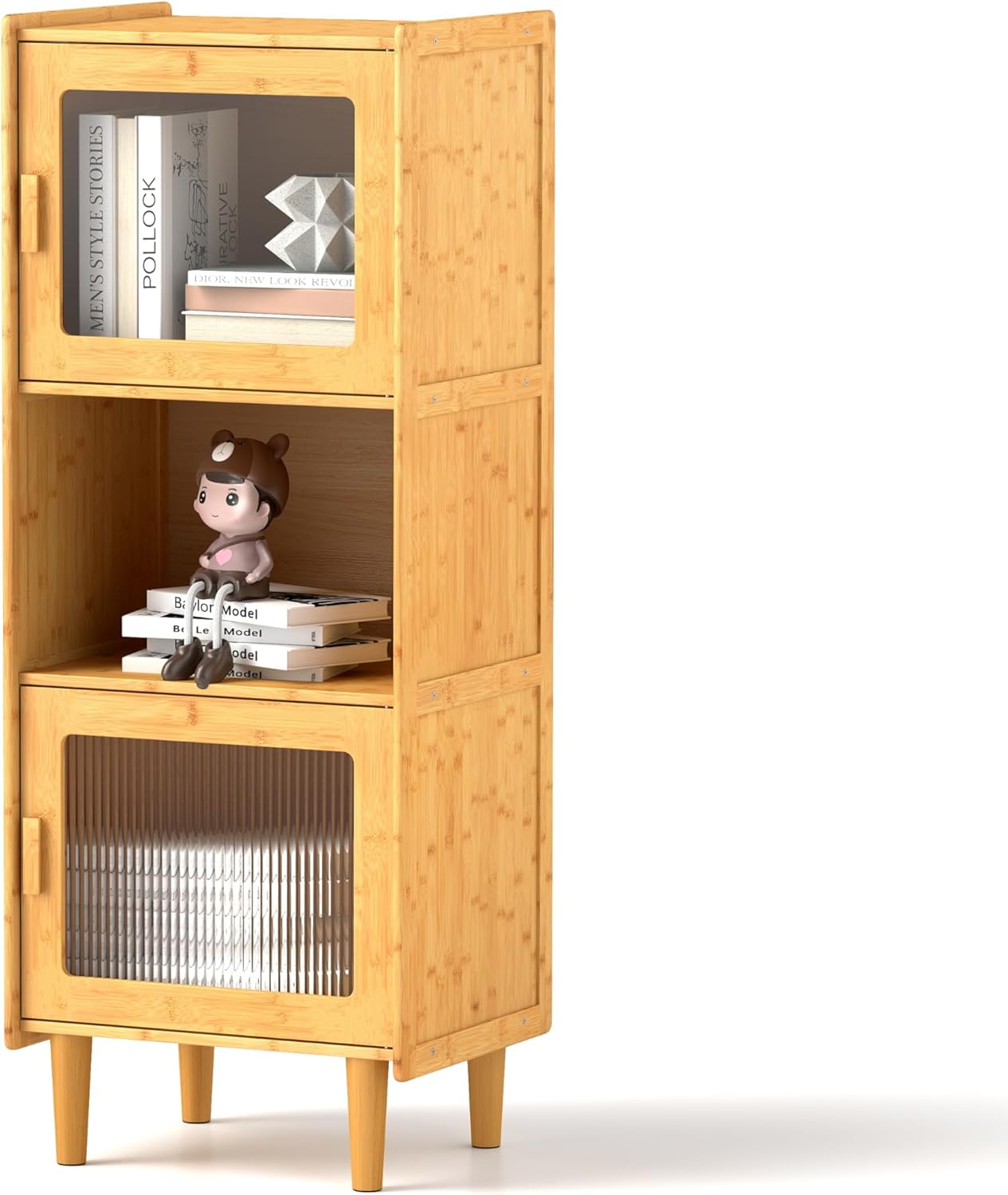VASAGLE Meuble de Rangement, Armoire, Placard, Bibliothèque, 2