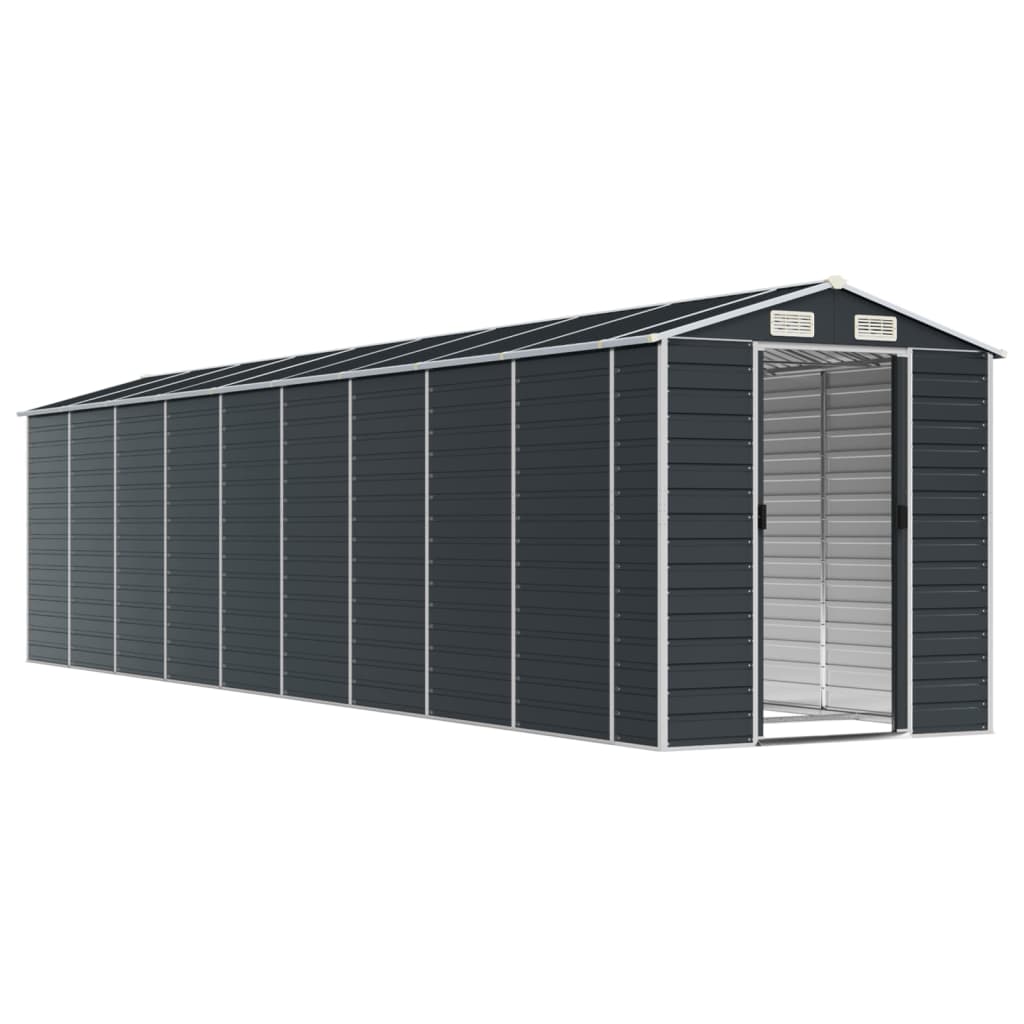 Maison Exclusive - Abri de jardin anthracite 191x810x198 cm acier galvanisé - 3
