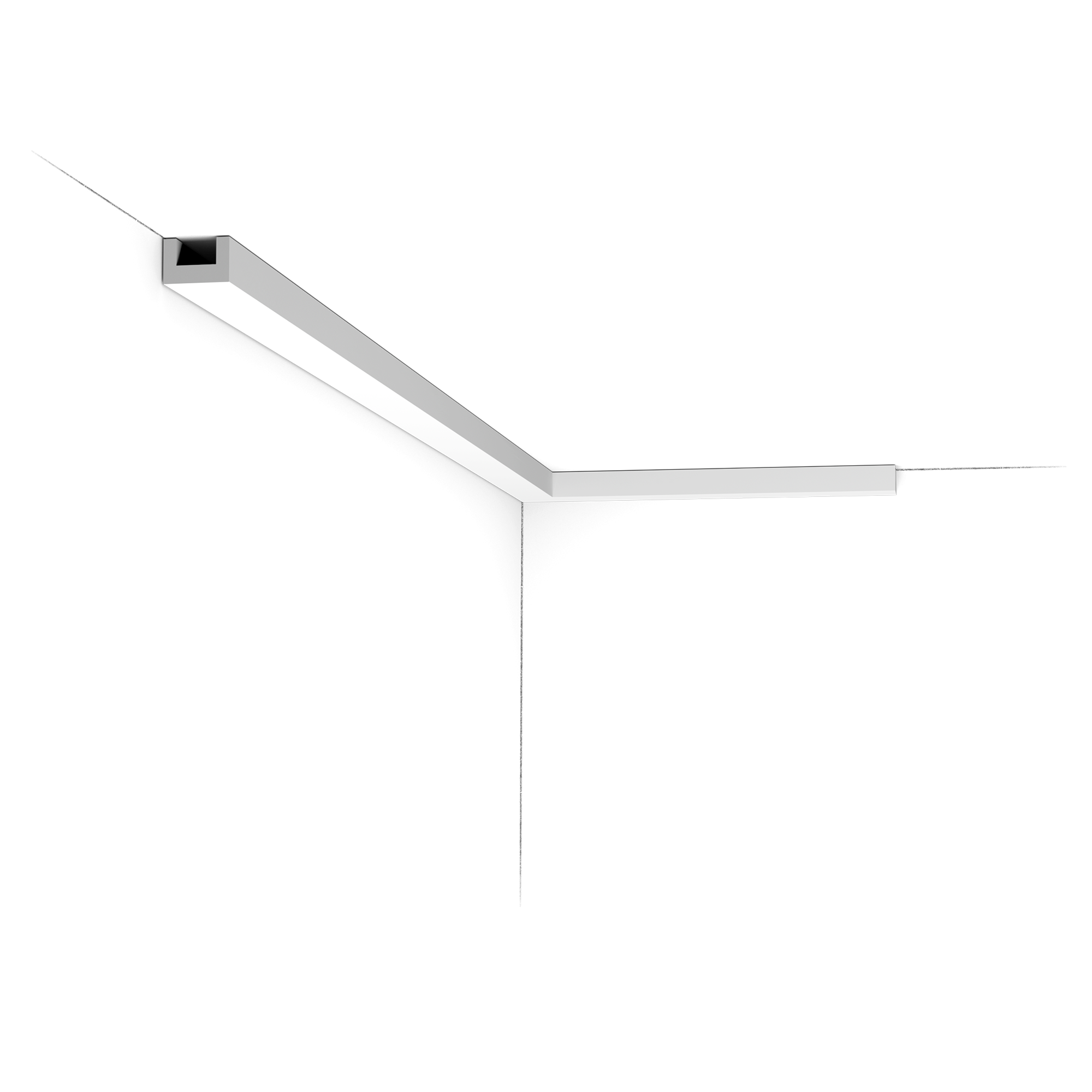 ENHEN Corniche Plafond Bande Décorative de Profilé de Canal à LED pour Salon, Éclairage de Moulure de Couronne à LED pour Centre Commercial/hôtel/théâtre, 1 2 3 4 5 6 7 8 9 10 M(100cm/39.4in/3.3ft