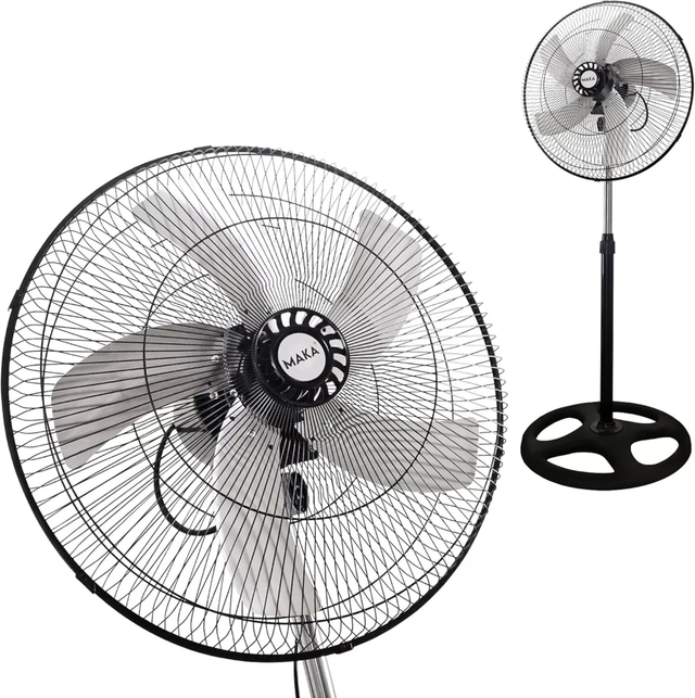 VENTILATORE A PIANTANA AD ALTA POTENZA IN ACCIAIO INOSSIDABILE 3 In 1 65W 50CM - Foto 9