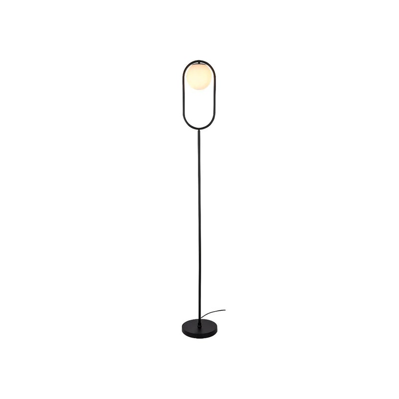 Lampa podłogowa stojąca Ghita czarno-biała 1xE27x20W wym: 170 x 23 x 23 cm metal Rabalux