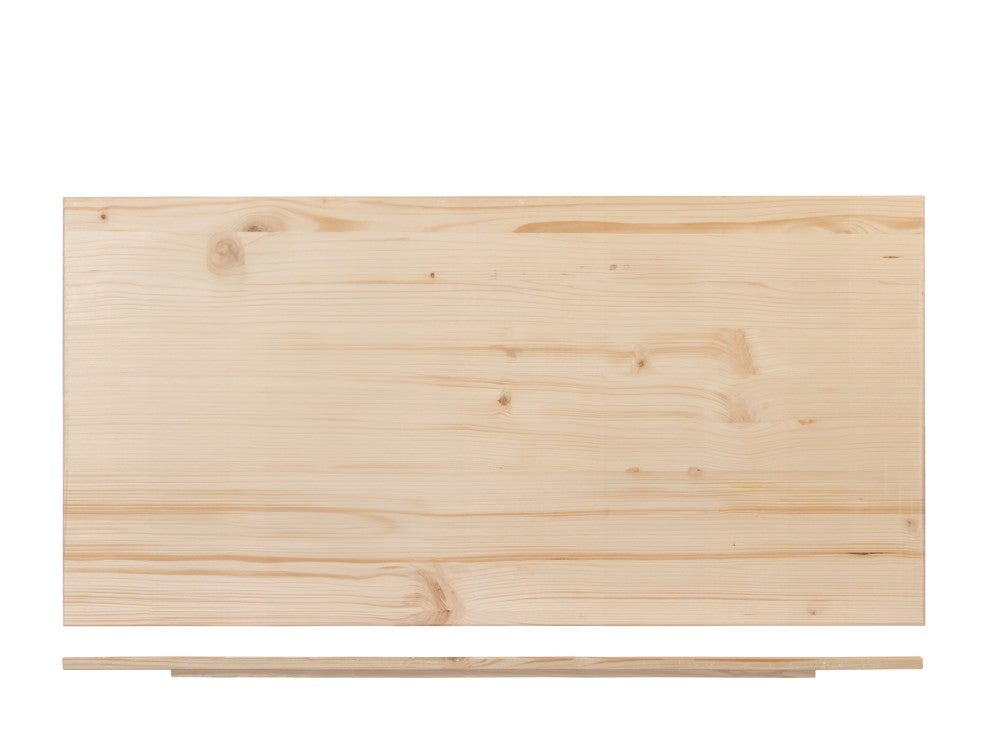Planche à Pâtes En Bois De Peuplier KADAX 60x80 Cm - Avec Barres De Butée, Traditionnelle Pour Pâtes & Gâteaux