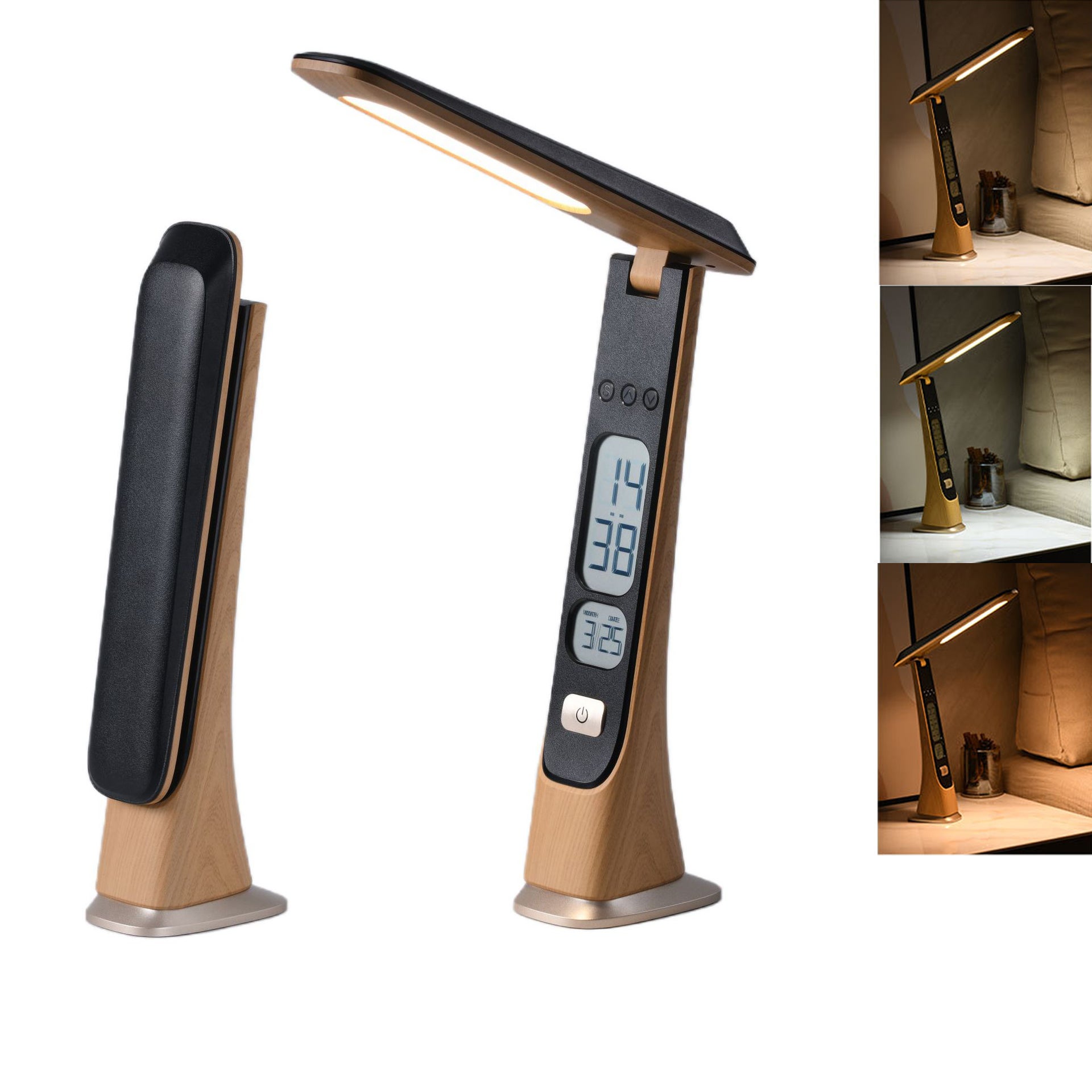Lampe De Table LED Riffle – Réglable, Dimmable, Sans Fil, Vert (36,5 Cm, IP44, 3 Ans Garantie)