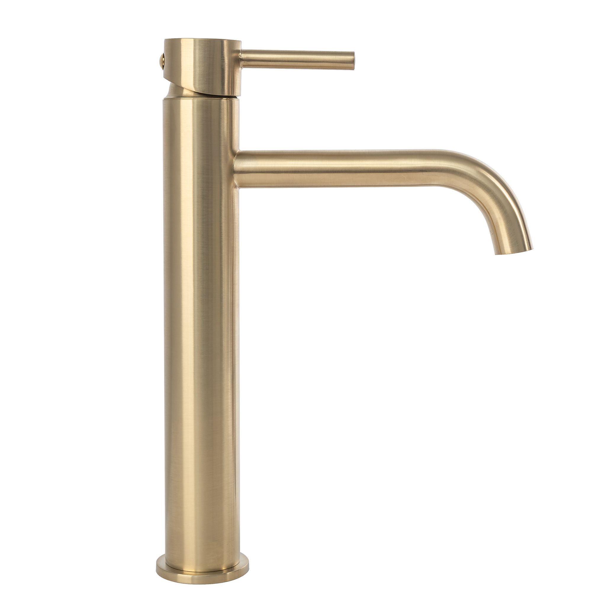 ROBINET DE LAVABO REA LUNGO HIGH BRUSH GOLD - 3