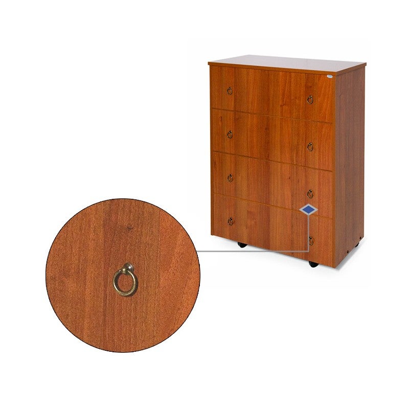 Sommier orthopédique pliant couleur noyer antique cm H.100x85x36 - 5