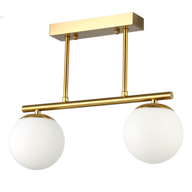 Żyrandol LED Bali E27 podwójny lampa wisząca 38 cm IP20 złoty MasterLED
