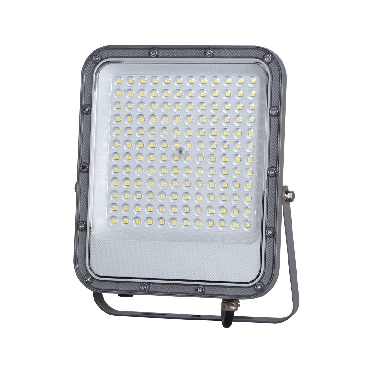 Naświetlacz halogen Timbo LED 100W Neutralna biel 10000lm szary wym:24x20x2,6cm IP65 Italux