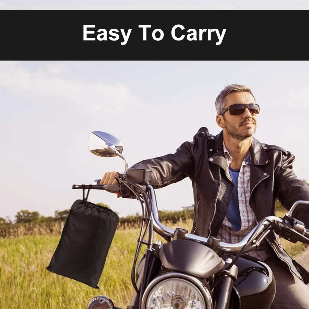 Housse Moto Étanche Extérieure et Intérieure, Scooter, Tissu Résistant à l'Usure, Protection Saisonnière Anti-poussière et Anti-UV - 7