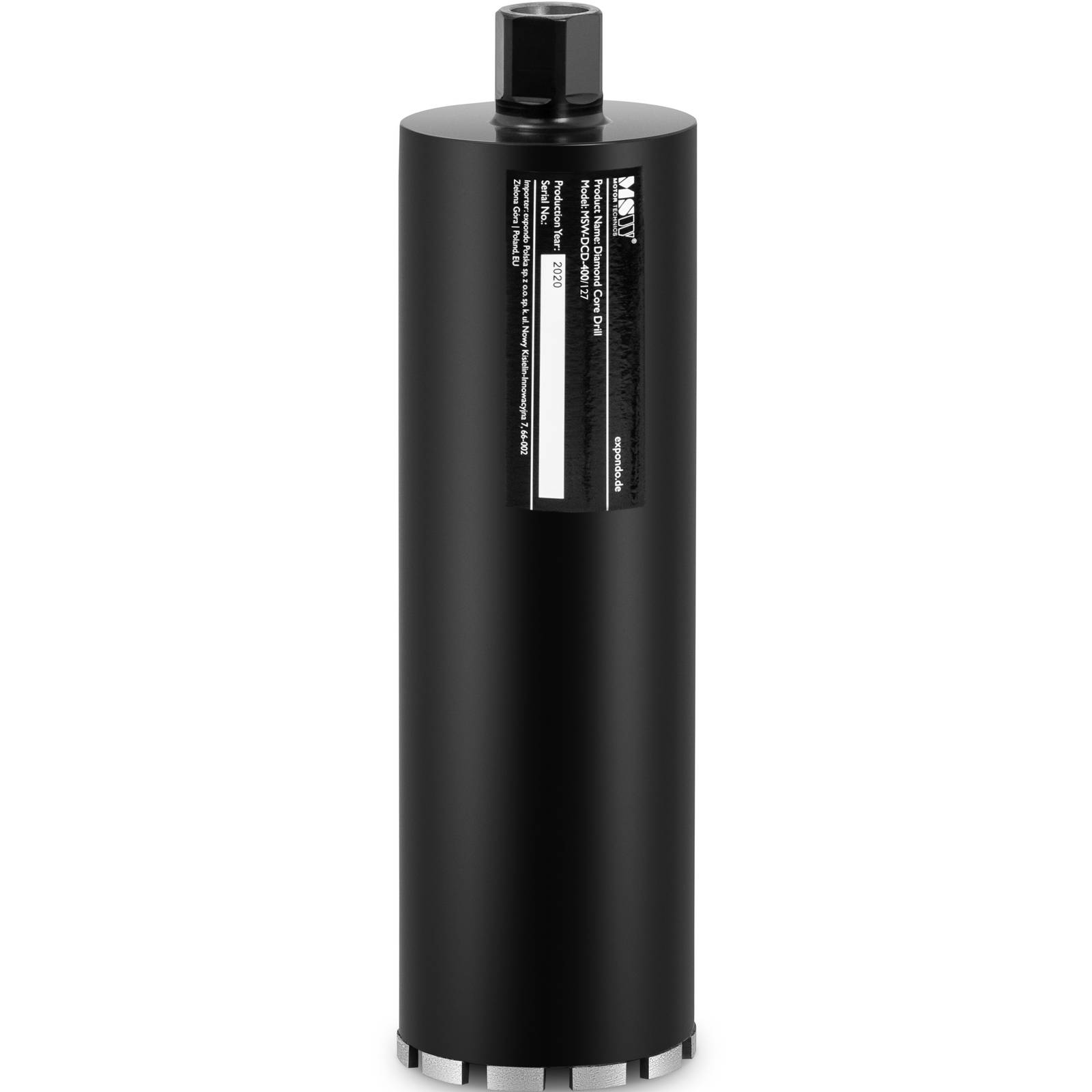 Corona Diamantata Per Calcestruzzo - &Oslash; 127 Mm, Lunghezza 180 Mm - Attacco Esagonale - Per Foratura A Secco