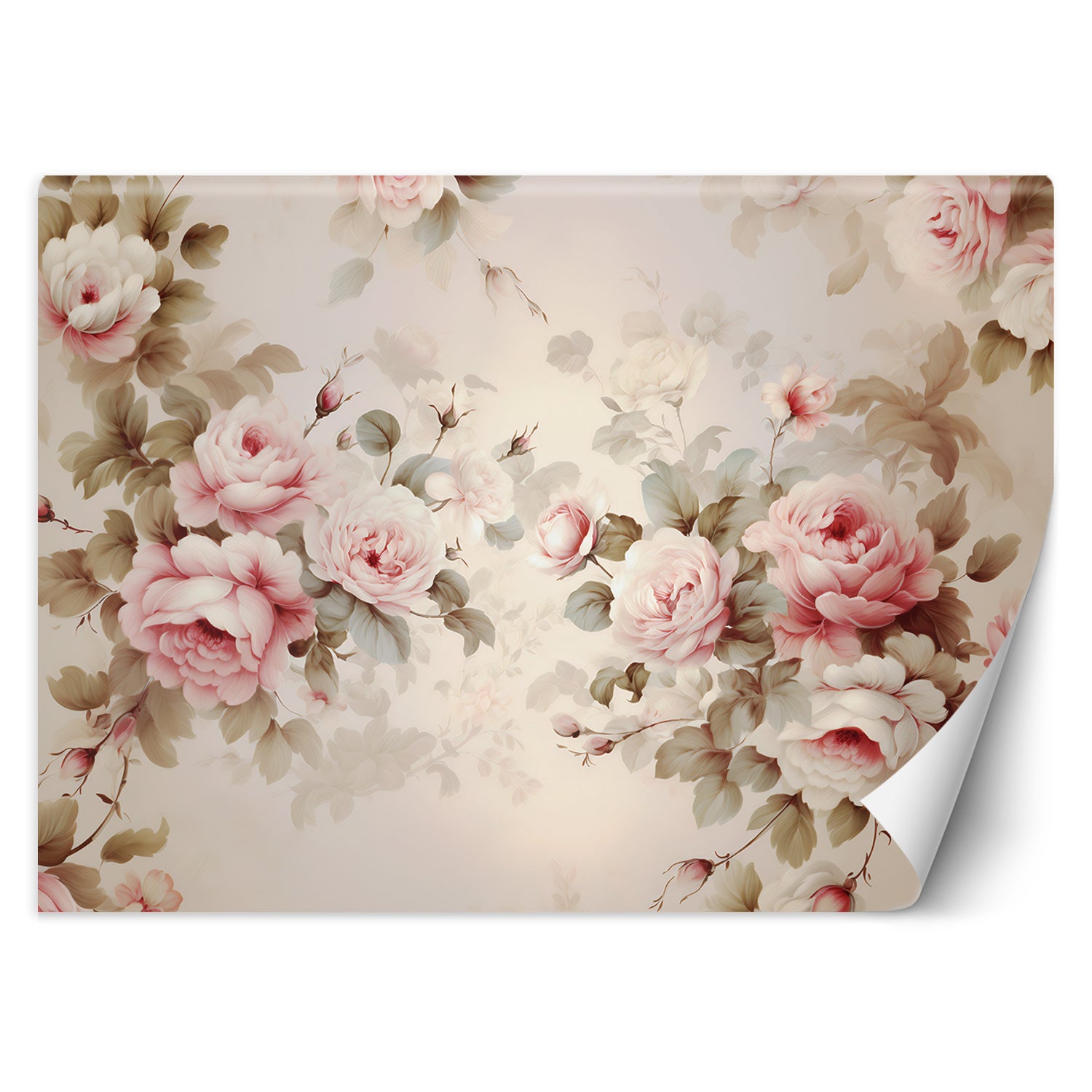 Fototapeta, Roże Shabby Chic 100x70