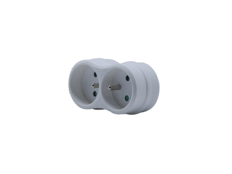 Biplite Multipresa Da Incasso 2 Prese Elettriche 2P+T Con Sicurezza Bambini – Ideale Per Camere Da Letto, 16A 3680W