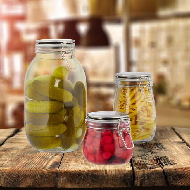 Barattoli Vetro Per Conserve Grande - Foto 2