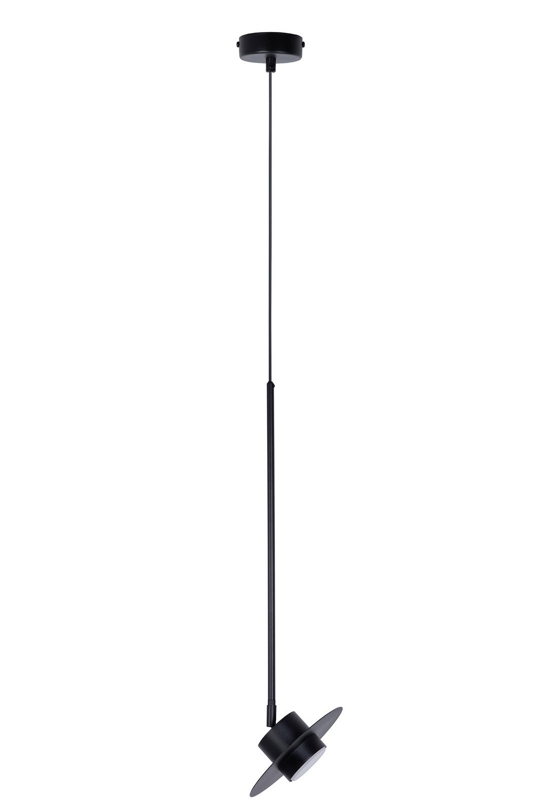Lampa wisząca Charlie czarna 1xGX53x12W minimalistyczna wym: 150 x 20 x 20 cm metal SIGMA