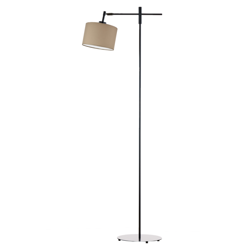 Lampa stojąca podłogowa przegubowa regulowana z abażurem walec 17cm SALIX