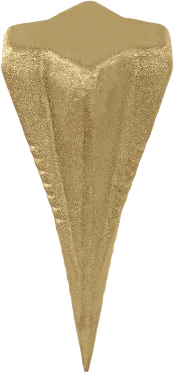 Diamentowy klin rozłupujący, wytrzymała 4-kierunkowa stalowa łuparka do ścinki i rozłupywania drewna - Gold, 4 lb