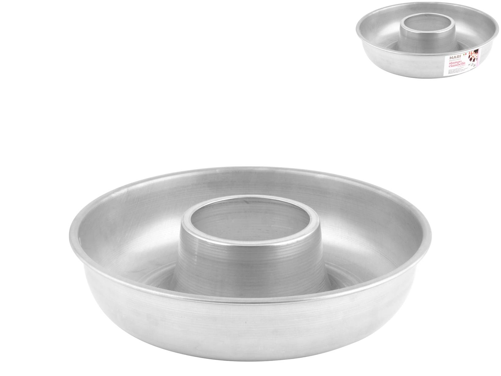 Stampo Per Parrozzo In Alluminio - 22x22x10 Cm, Made In Italy, Per Forno Tradizionale