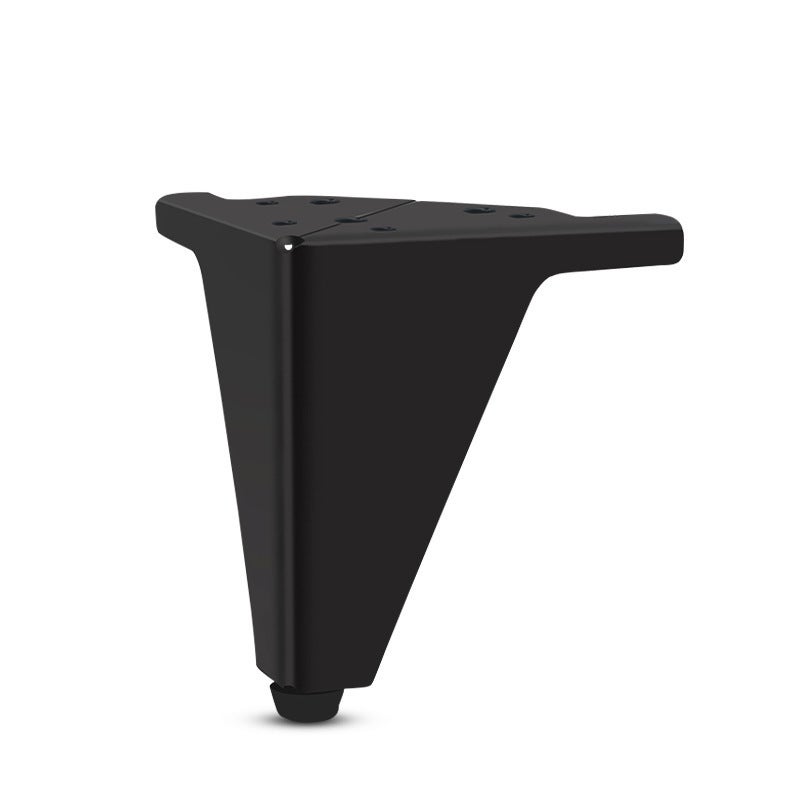 Zestaw 4 metalowych nóg - Eleganckie nogi do foteli i szafek - Kolor czarny - Wysokość 100 mm