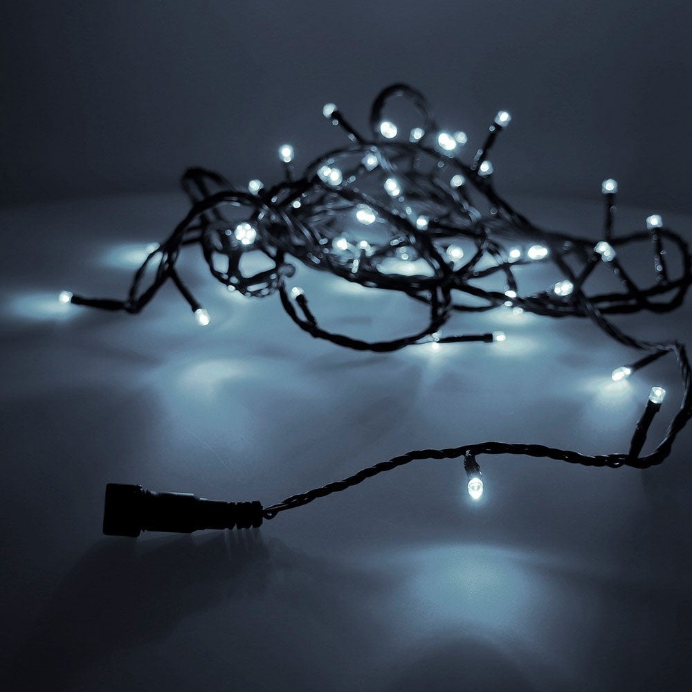 Instalatie de Craciun profesionala de exterior Flippy, 30 m, 300 LED-uri, alb rece