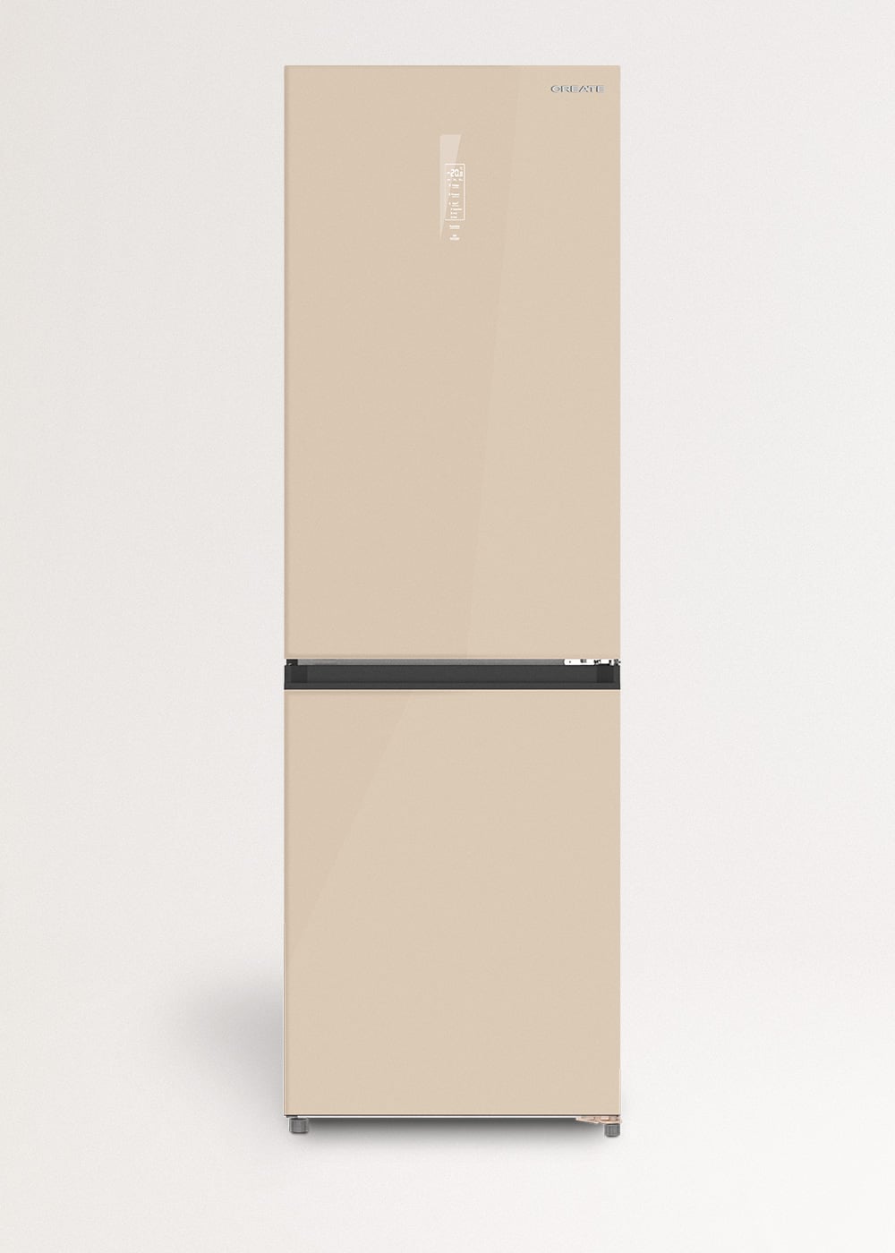 CREATE - FRIDGE STUDIO COMBI PRO 402 - Réfrigérateur-congélateur combiné 402L No Frost avec Space Pro et Care+- Sable - 2