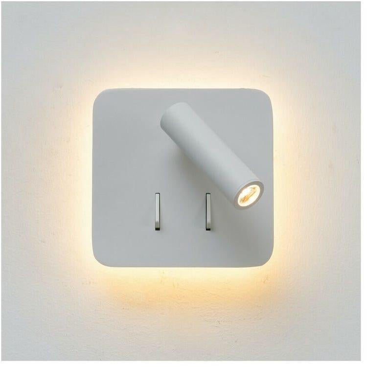 Applique Murale Interieur LED, liseuse de chevet avec interrupteur, Rotation à 360°Applique Murale, Lampe de Lecture de Chevet Applique Murale - 4