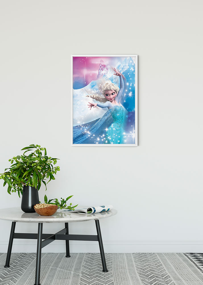 Cartel artístico de komar - disney frozen 2 elsa action - talla: 50 x 70 cm