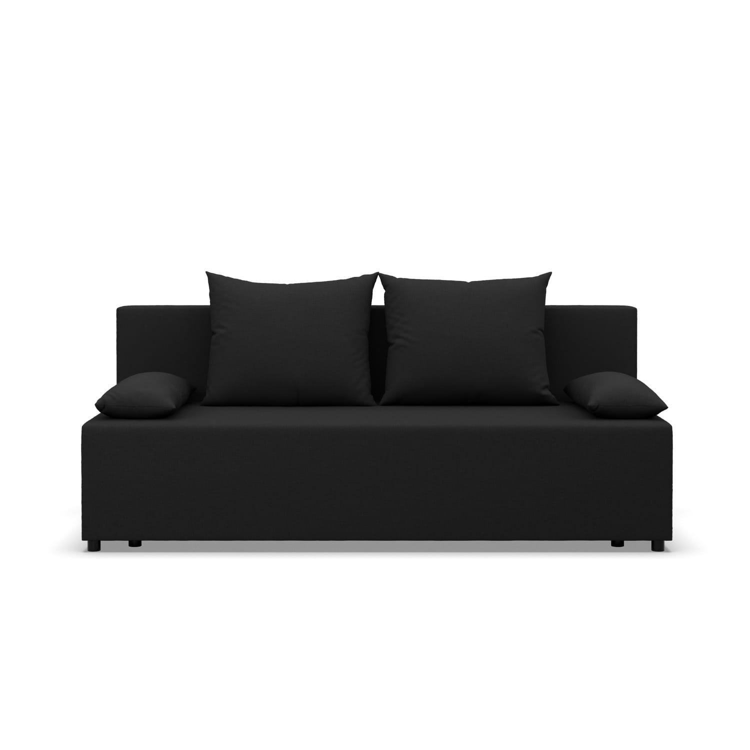 Kanapa rozkładana, Vista, 191x92x95 cm, czarny | TYLETEGOTU