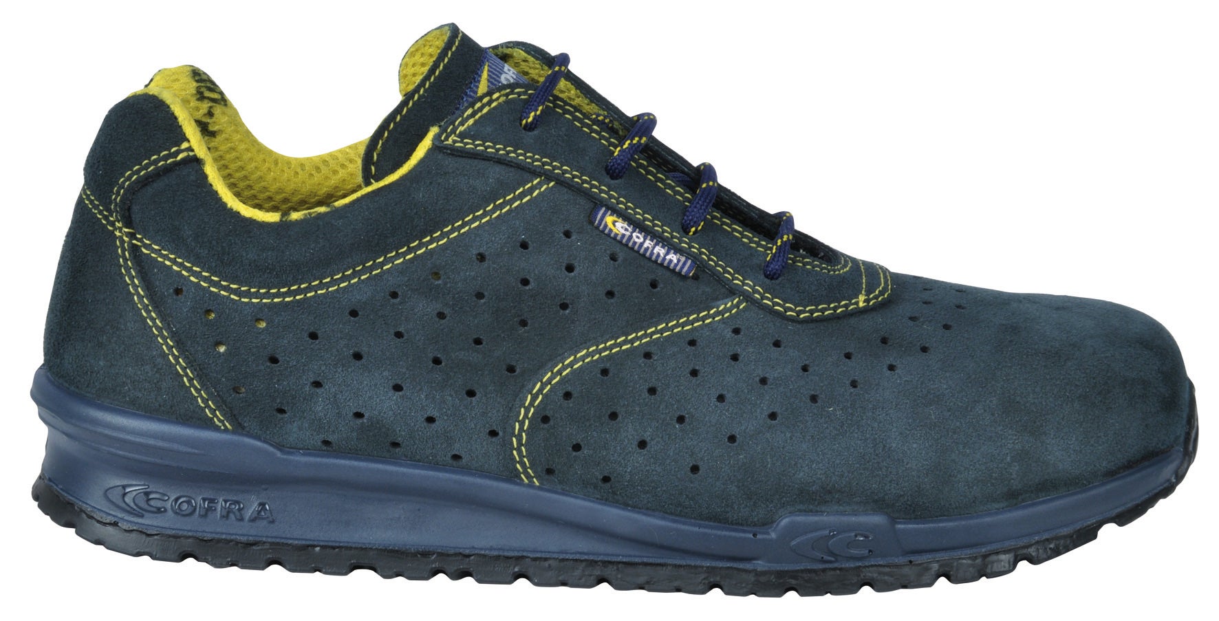 Scarpe Antinfortunistiche Donna Base Claire - Pelle Scamosciata Grigia S1P SRC | Antiodore E Antibatterica