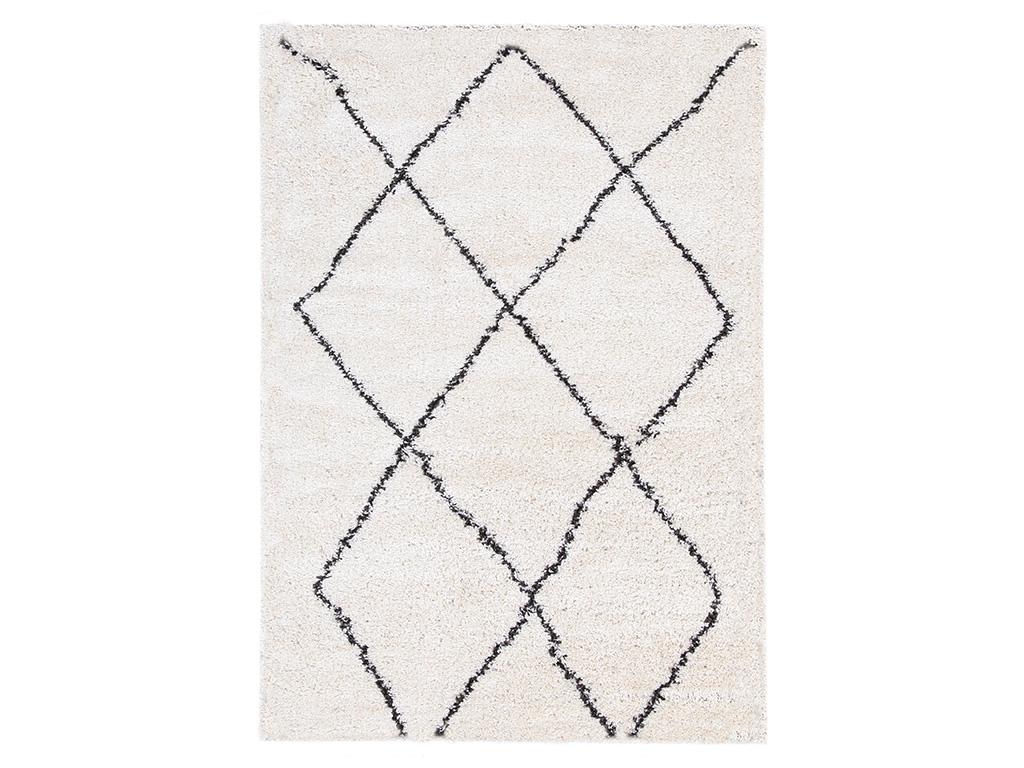 Tapis style berbère LIGHT B - Beige et noir - 135 x 190 cm - 5