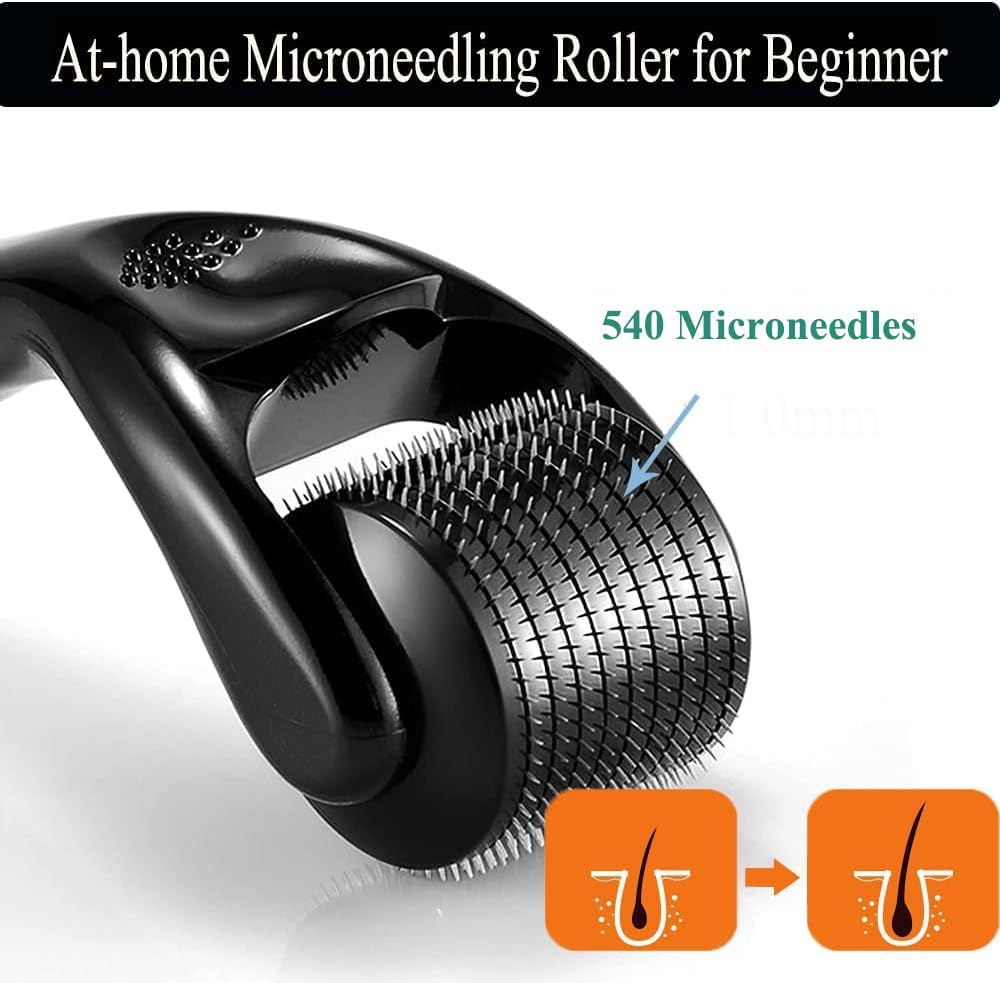 Rodillo para el crecimiento del cabello y la barba, rodillo de