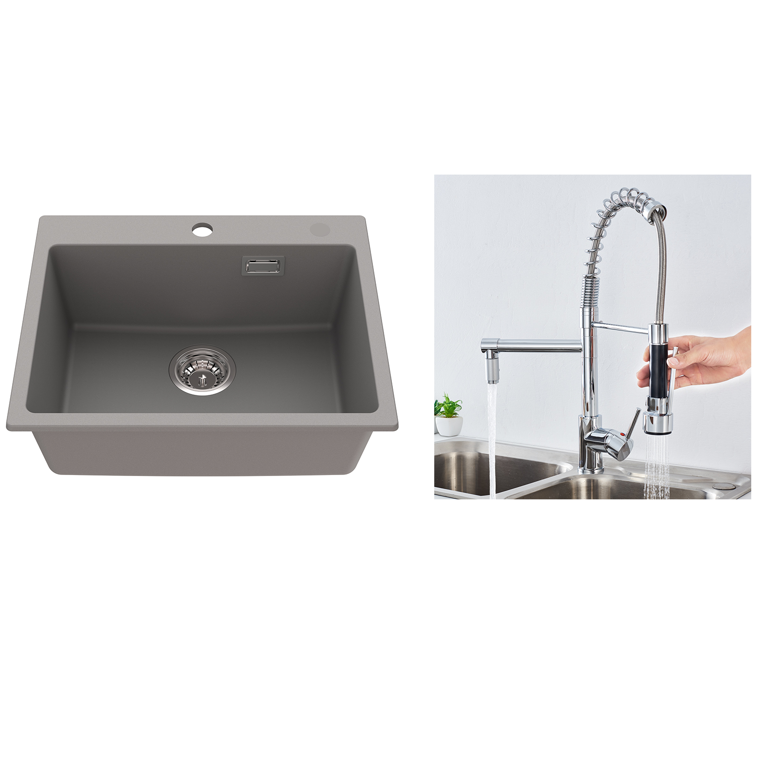Bassin de shampoing gonflable Portable avec Tube d... - Grandado