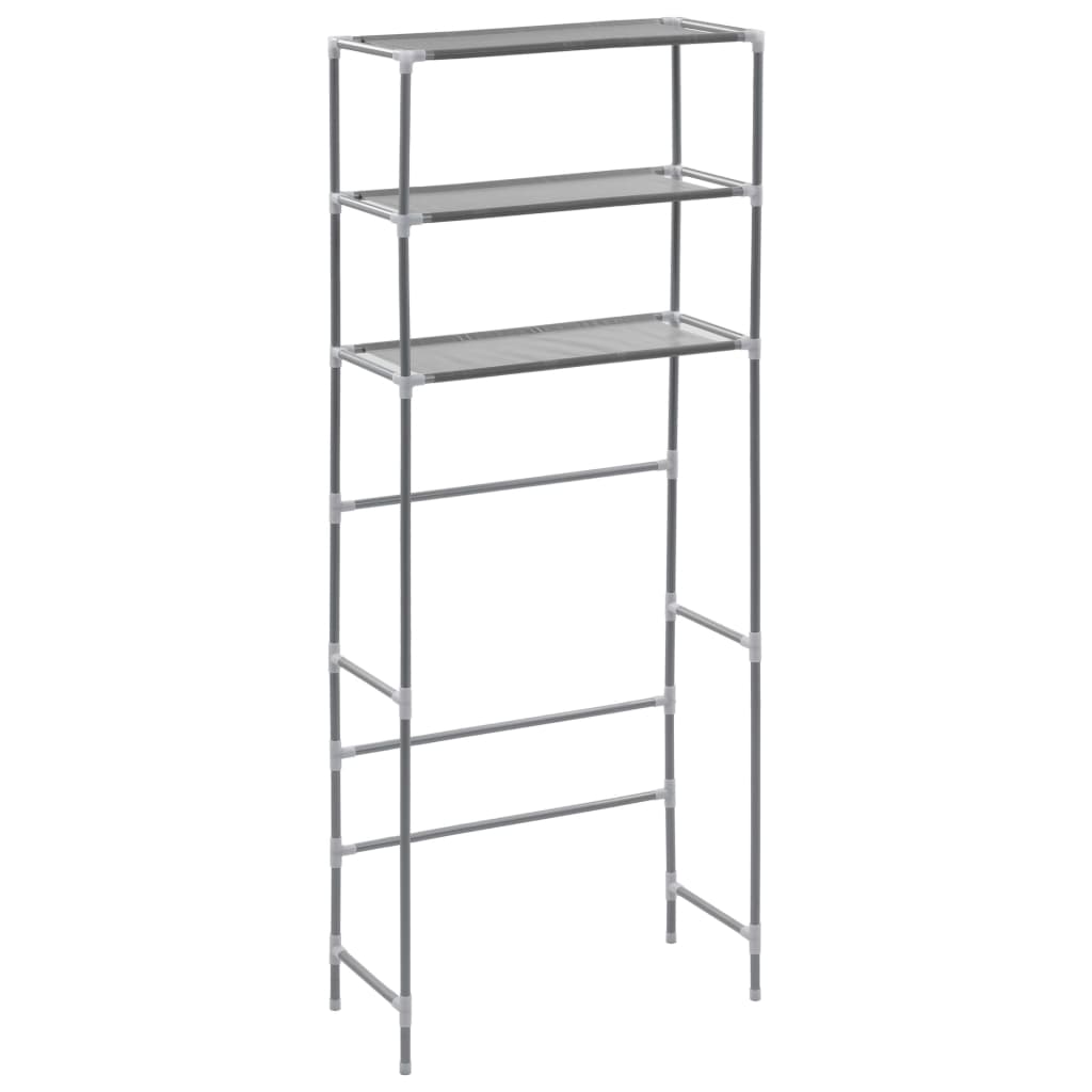Maison Exclusive - Support de rangement à 3 niveaux Argenté 69x28x169 cm - 2