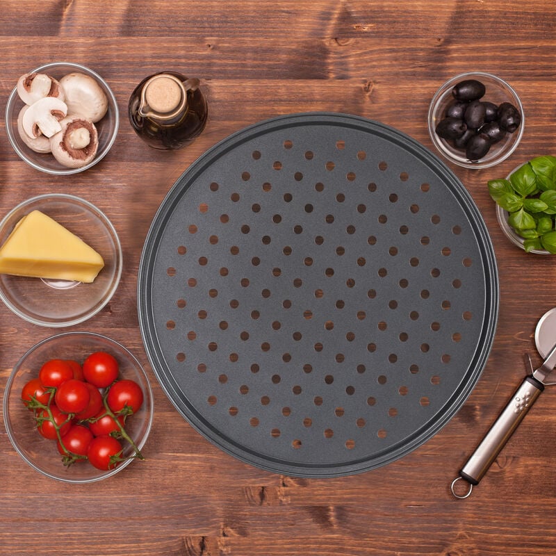 Quyimy 2 Teglie Rotonde Per Torte 24,9 Cm Con Fondo Rimovibile, Antiaderenti In Acciaio Al Carbonio - 3