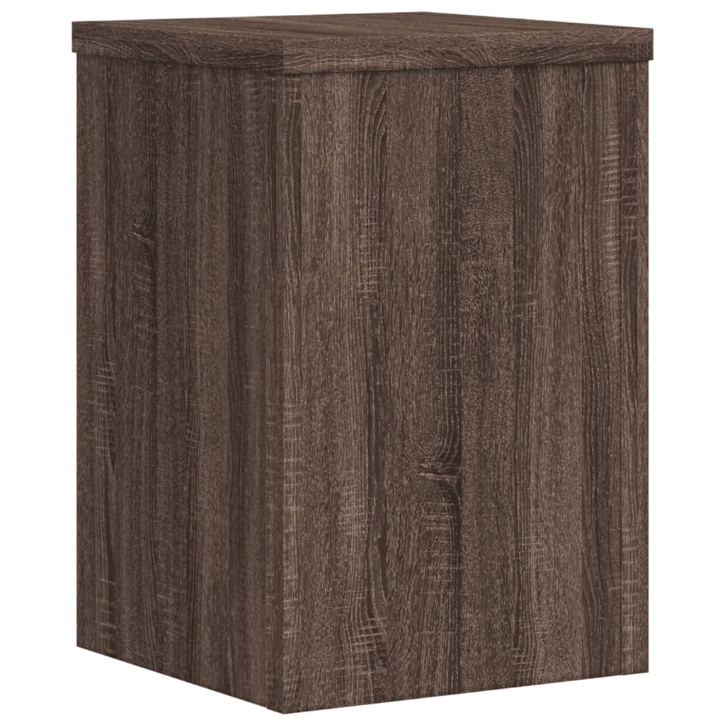Maison Exclusive - Supports pour plantes 2 pcs chêne marron bois d'ingénierie - 7