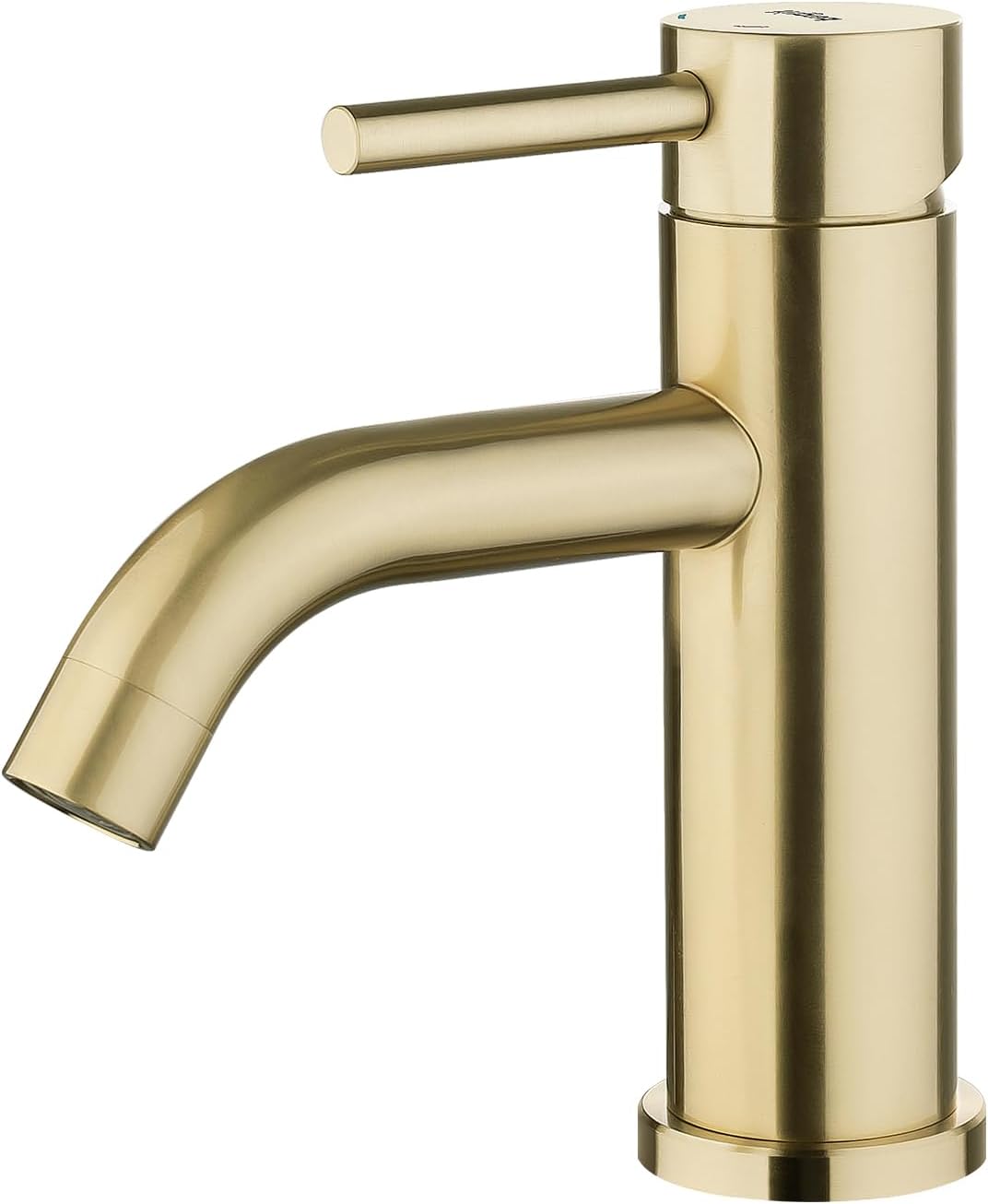 Bateria umywalkowa, jednouchwytowa bateria łazienkowa, baterie umywalkowe z ceramiczną szufladą o niskim poziomie hałasu, złota