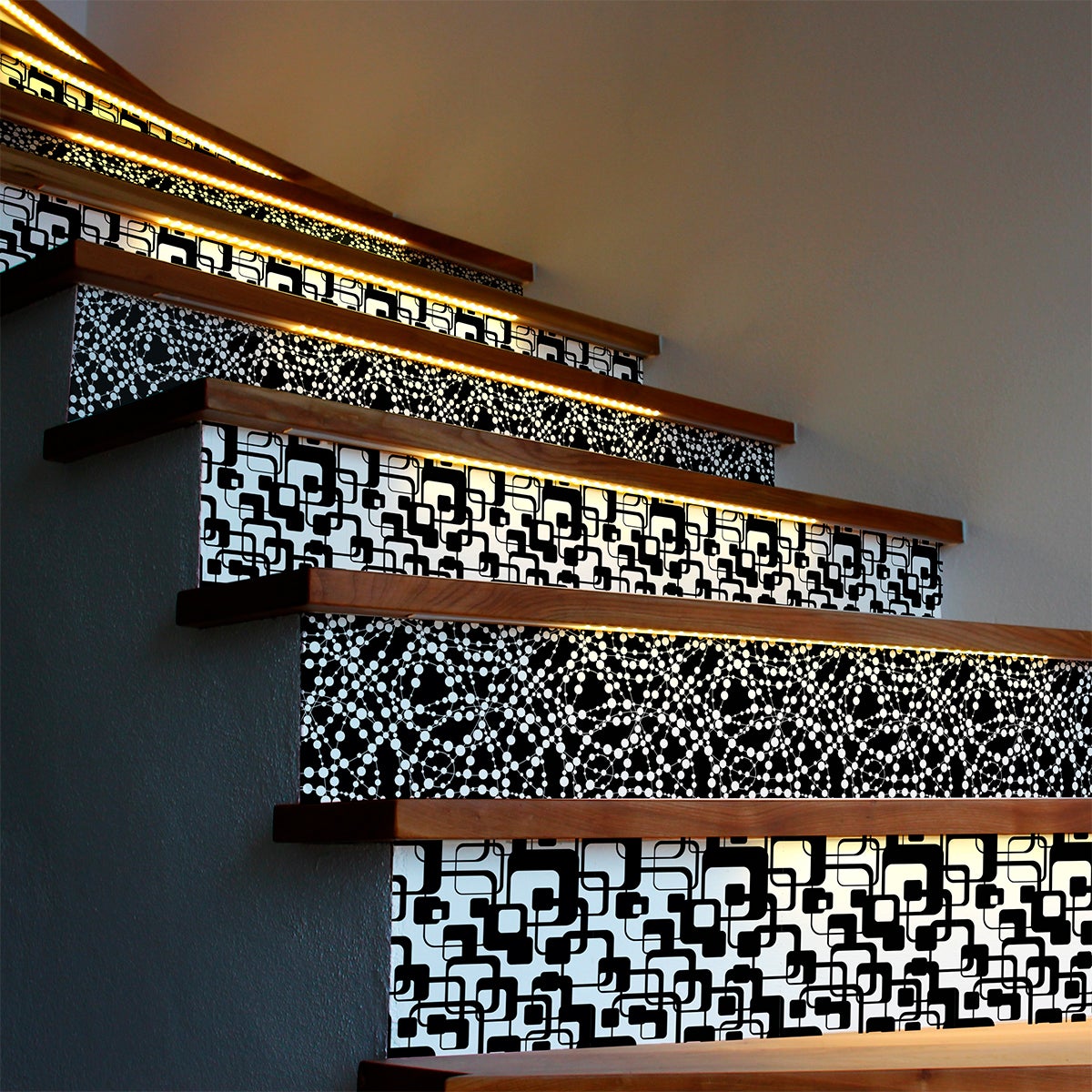 Vinilos tubo de subida baldosas de cemento jarl x 2 - adhesivo pared - sticker revestimiento - 2tirasde15cmx105cm