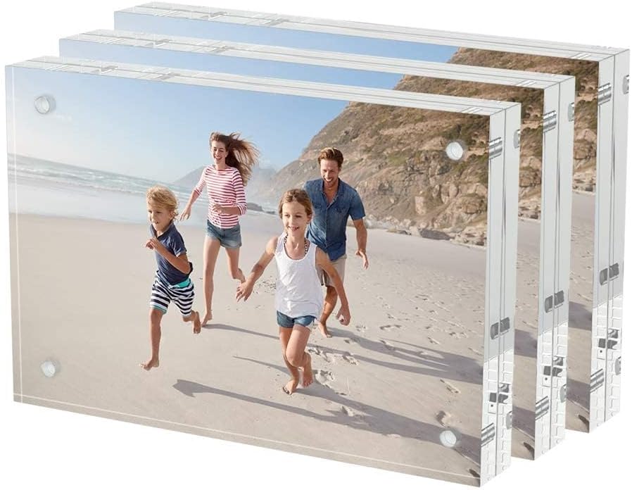 CHGCRAFT Lot De 3 Cadres Transparents En Acrylique Pour Billets De Dollar - Support De Collection 185 X 41 X 96 Mm