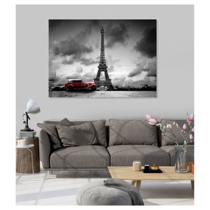Affiche Poster 61x91cm Paris Balcon Noir Et Blanc - Art Mural Moderne ARTTOR