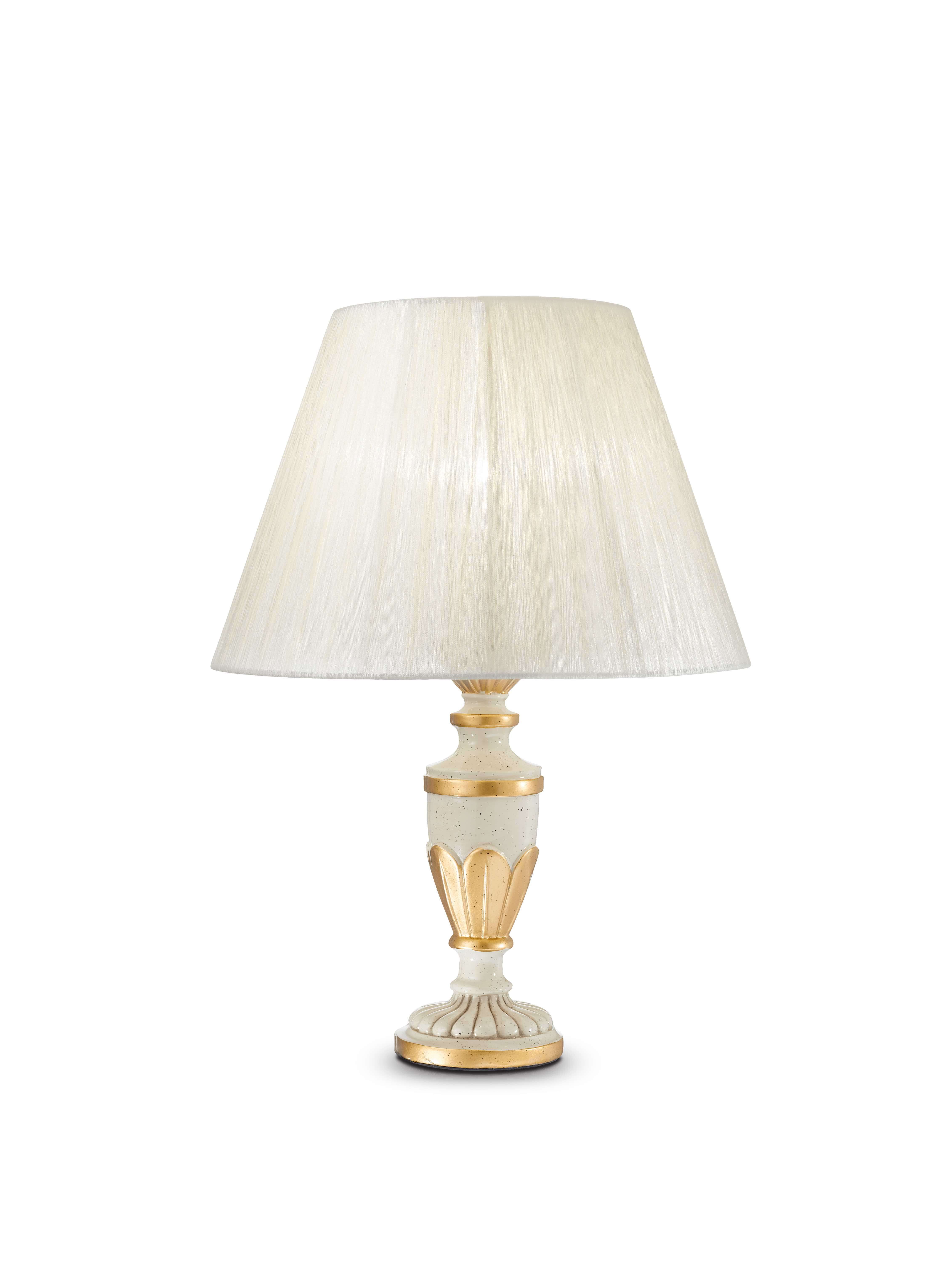 Ideal Lux  Lampe De Table Blanche Antique Firenze 1 Ampoule , Leroy Merlin