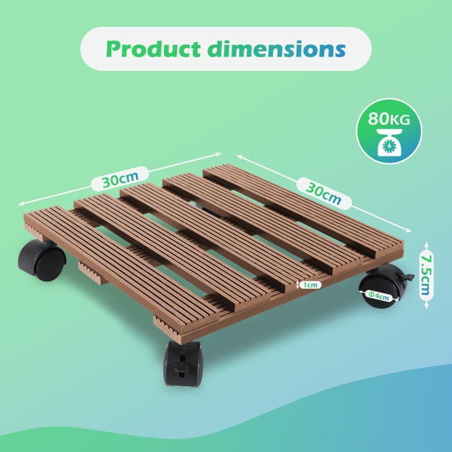 Brico Dépôt Planche à Roulettes Pour Plantes - Réglable De 38 à 51 Cm - Ronde Extérieur Castorama Brico Dépôt Planche à Roulettes Pour Plantes - Réglable De 38 à 51 Cm - Ronde Extérieur Castorama