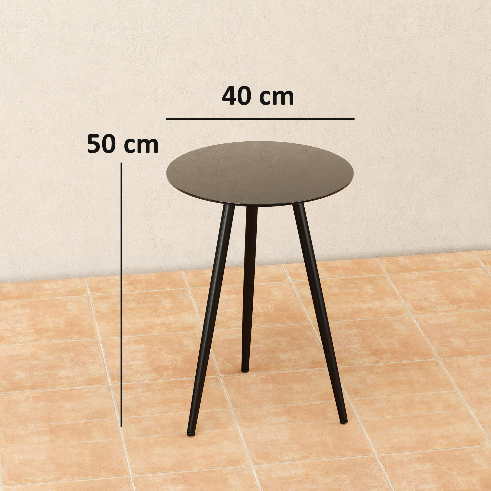 Table basse de jardin Acier Outsunny - 3