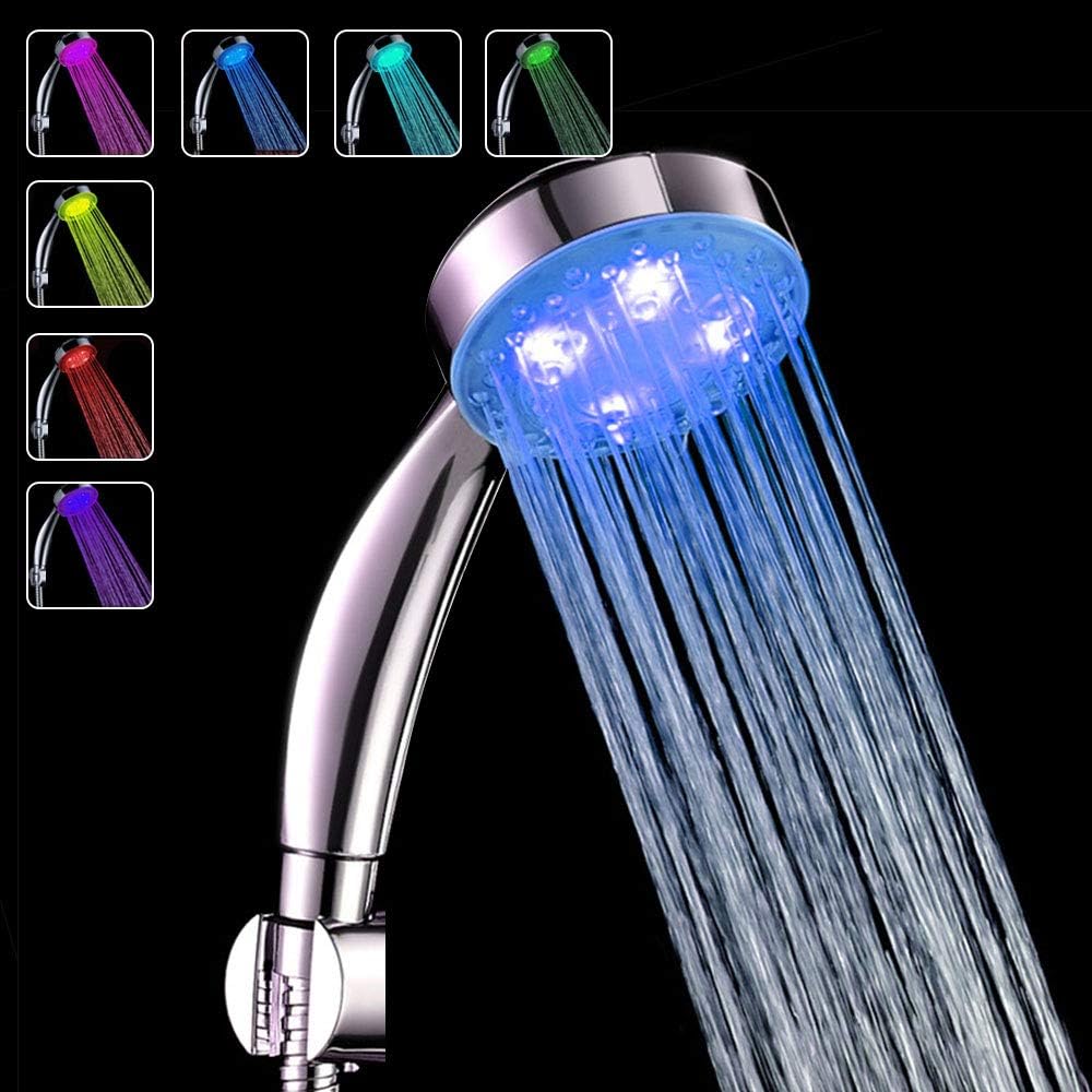 Pommeau De Douche LED Avec 7 Lumières Changeantes De